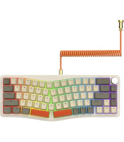 Amazon.com: Ajazz AKS068 65% Wired Mechanical Gaming Keyboard with